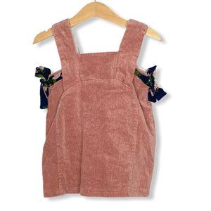 Little James Pink Corduroy Pinnie